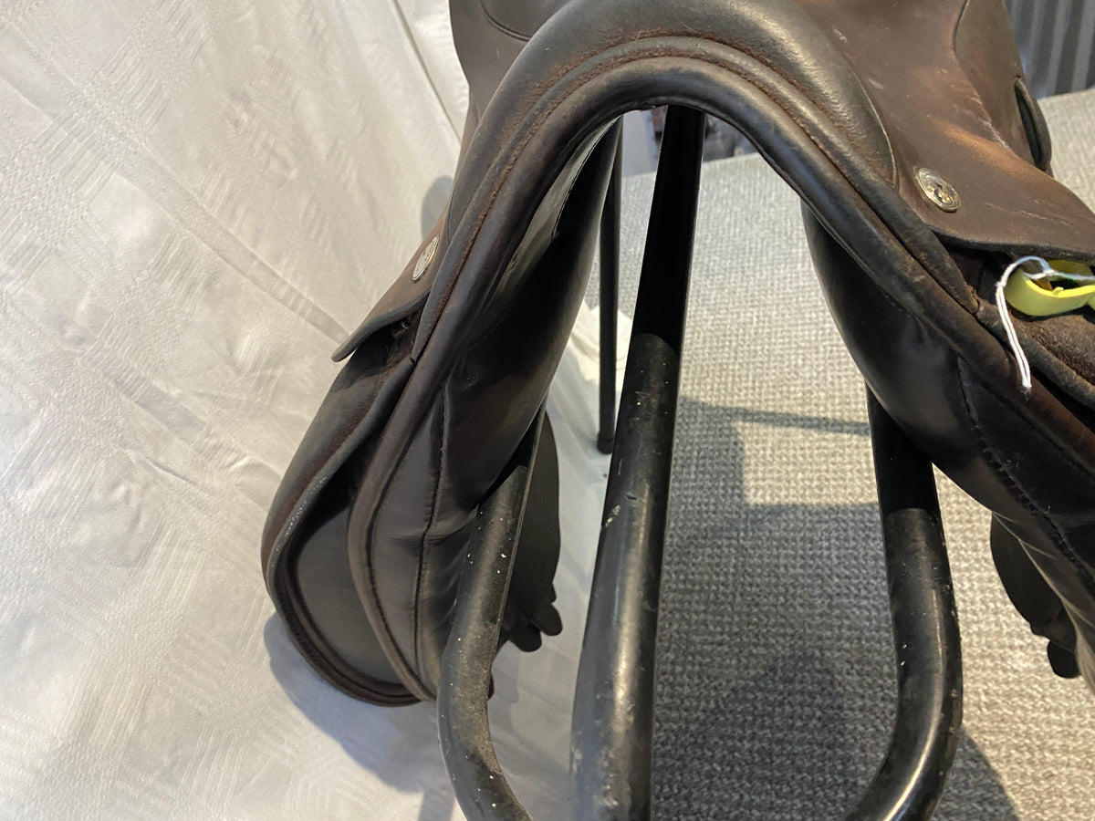 Selle GP Farrington/Crewe Saddlery – 17 Pouces, Taille Medium, Marron