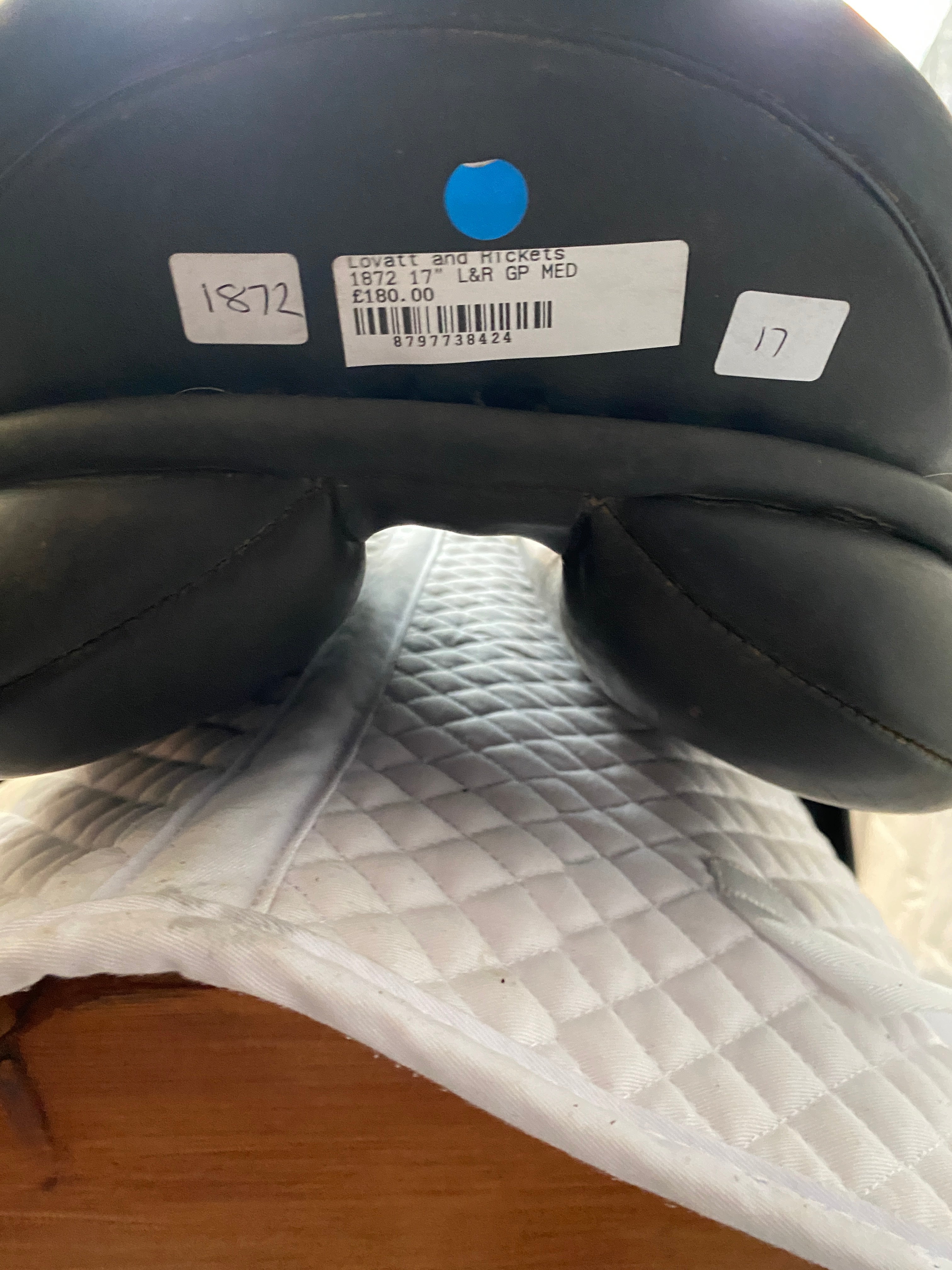 17.5 Lovatt And Ricketts GP Saddle 17.5 Lovatt And Ricketts GP Saddle