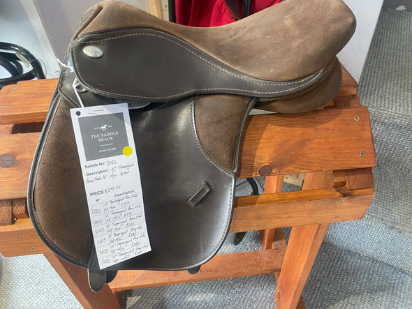 #2023 15" Thorowgood Pony Club Saddle M/W. Brown