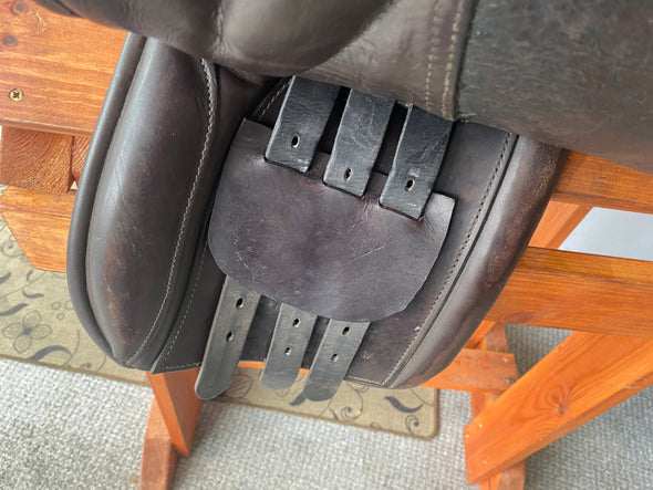 #2037 15" Equestrian GP Pony Saddle WIDE