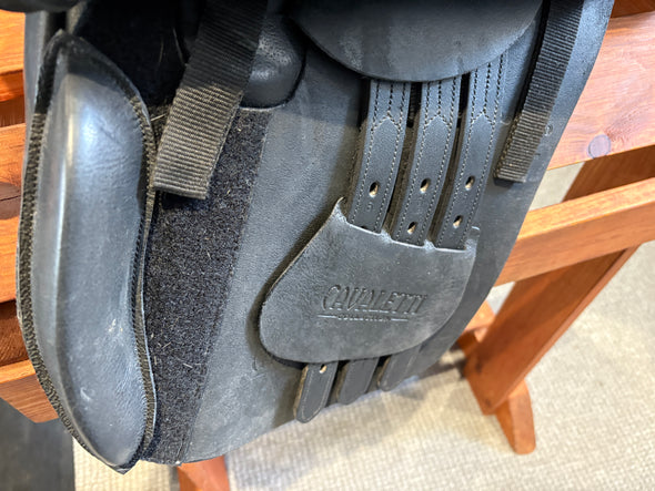#2196 17" Cavaletti Jumping Saddle C/G WIDE