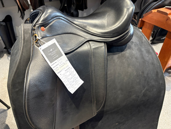 #2211 16.5" Saddle Company Vicenza  GP ADJUSTABLE (3XW)