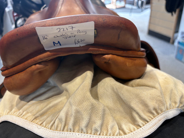 #2217 16" Childric cc Pony Jumping Saddle MED