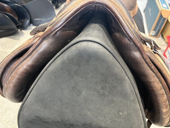 #2220 17" IDEAL Show/Working Hunter Suede Saddle W-XW