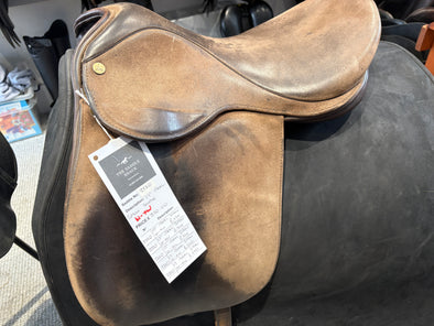#2220 17" IDEAL Show/Working Hunter Suede Saddle W-XW