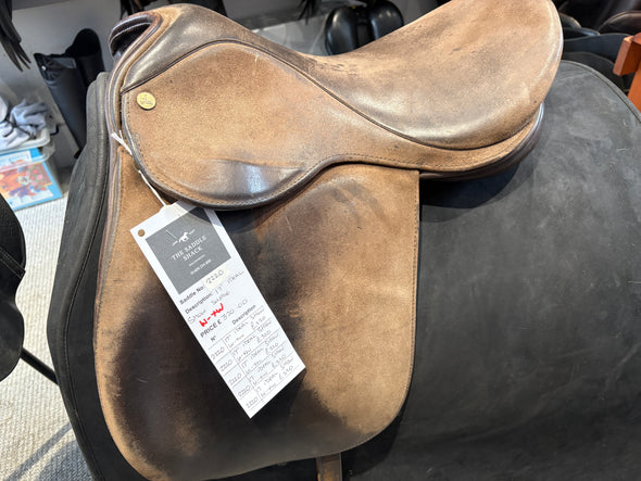 #2220 17" IDEAL Show/Working Hunter Suede Saddle W-XW