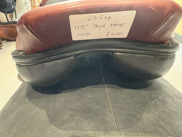 #2354 17.5" Style Monoflap Event Saddle.  MED