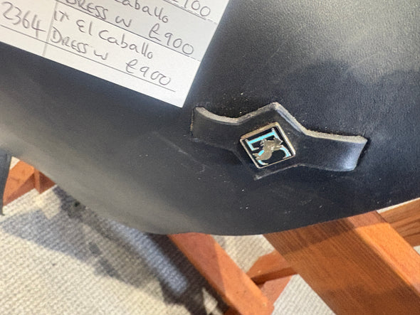 #2164 17" El Caballo Dressage Saddle WIDE