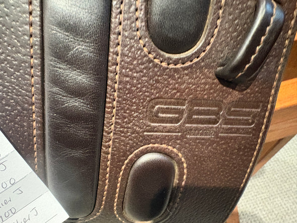 #2386 17" GBS Sellier Jumping Saddle Semi Deep Seat WIDE