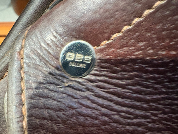 #2386 17" GBS Sellier Jumping Saddle Semi Deep Seat WIDE