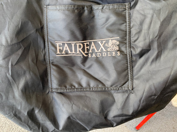 #1853 17.5" Fairfax Dressage Saddle C/G